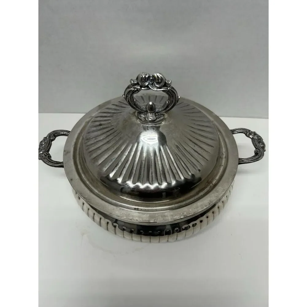 Silver Plate Covered 9